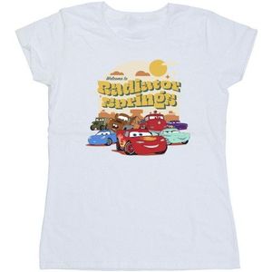 Li-cense Disney dames cars radiator springs groep katoenen t-shirt