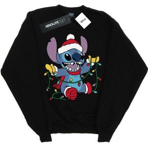 Li-cense Disney heren lilo en stitch kerstverlichting sweatshirt