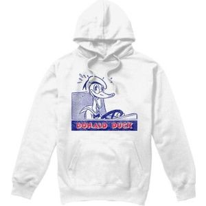 Disney Heren donald duck retro rijdende hoodie