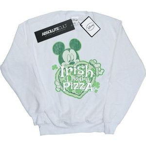 Li-cense Disney heren mickey mouse shamrock pizza sweatshirt