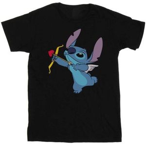Li-cense Disney dames lilo and stitch cupid valentijn katoenen vriendje t-shirt