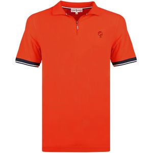 Q1905 Polo shirt stroke rood