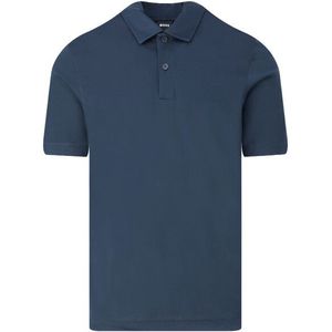 BoKorte mouw Menswear Heren Polo Donkerblauw