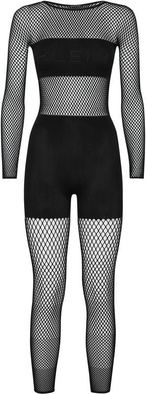Philipp Plein - Jumpsuit - Zwart - Stretch Acetaat Jersey