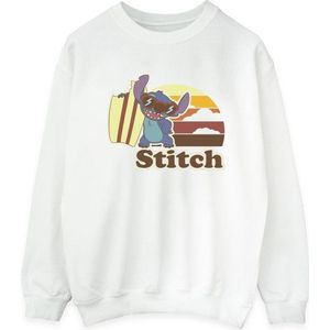 Li-cense Disney dames lilo and stitch bitten surfboard sweatshirt