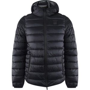 Ice Iceberg - Gewatteerde Jas - Zwart - Met Capuchon