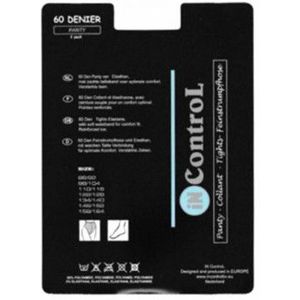 In Control 899 2pack 60 denier panty BLACK