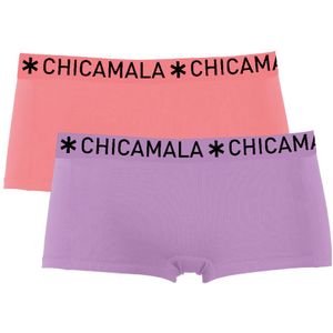 Muchachomalo Meisjes 2-pack boxershorts effen