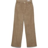 Vero Moda - Tessa Wide Corduroy - Hoge Taille Broek - Wijde Pijpen