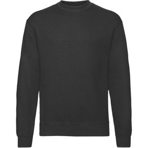Fruit of the Loom - Eenvoudige Sweatshirt - Groen - 80% Katoen 20% Polyester