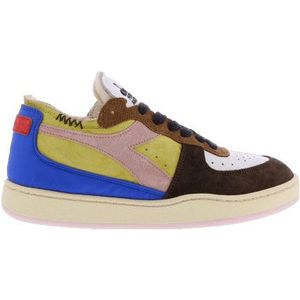 Diadora - Mi Basket Row Cut Sneakers - Veelkleurig - Leer