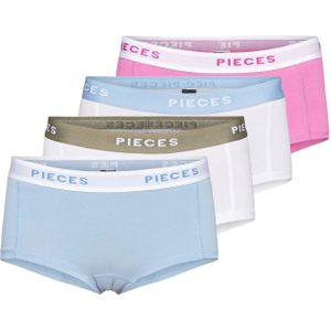 Pieces Dames hipsters pclogo fiji flower effen 4-pack