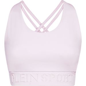 Plein Sport Top - Wit - Sporttop - Mouwloos - Slanke Pasvorm