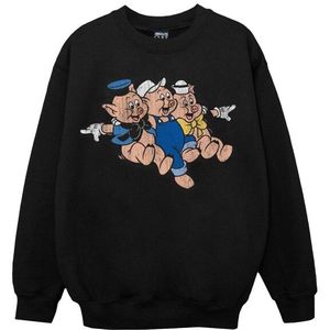Li-cense Disney meisjes drie kleine varkens springen sweatshirt