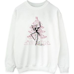 Li-cense Disney dames the nightmare before christmas tree roze sweatshirt