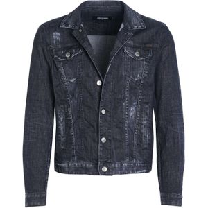Dsquared2 - Denim Jas - Grijs - Heren