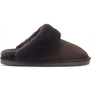 Luna - Muiltjes - Bruin Suède - Echt Schapenvacht