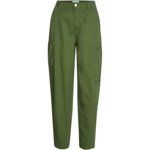 Pepe Jeans - PL2113840 - Broek - Khaki - 100% Katoen - Hoge Taille