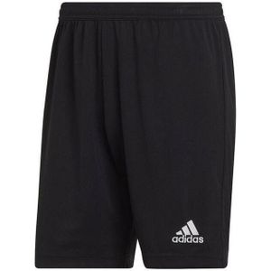 Adidas - Entrada 22 - Korte Broek - Zwart - 100% Gerecycleerd Polyester, Aeroready, Vochtafvoerend, Sneldrogend