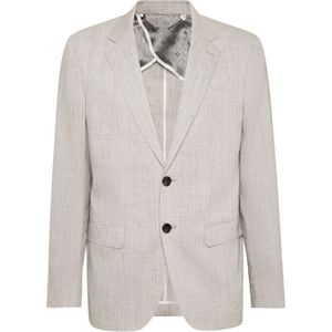Billionaire - Linen Blazer LS - Blazer - Zwart - Lichtgewicht Linnen-Wolmix
