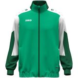 JAKO Unisex geweven jas Dynamic, groen/wit/donkergroen, S