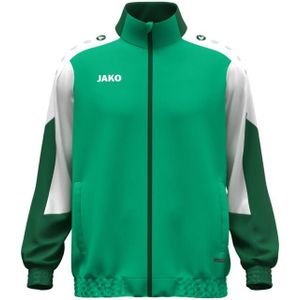 JAKO Unisex geweven jas Dynamic, groen/wit/donkergroen, M