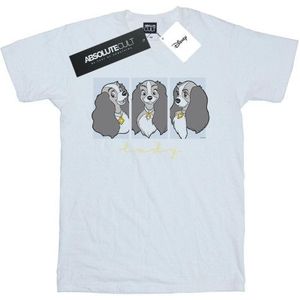 Li-cense Disney heren lady and the tramp lady frames t-shirt