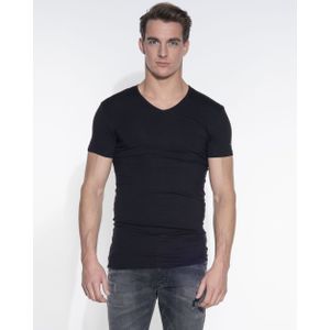 Slater Stretch t-shirt v-hals 2-pack