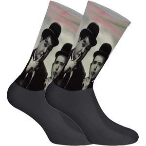 Unisex Elastische Gedrukte Lange Sokken