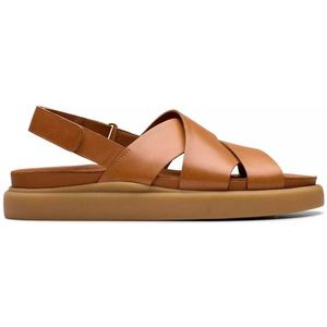 Clarks - Aristella Sun - Sandalen - Crème - Comfortabel Voetbed