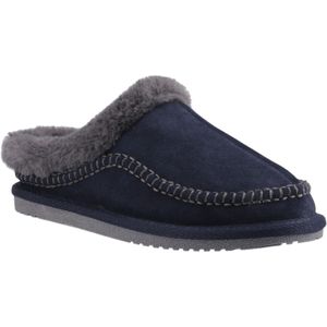 Hush Puppies - Anika - Slippers - Navy - Suède