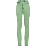 Jeans - Super Hoge Taille Jegging - Stone Washed Denim