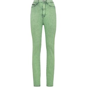 Jeans - Super Hoge Taille Jegging - Stone Washed Denim
