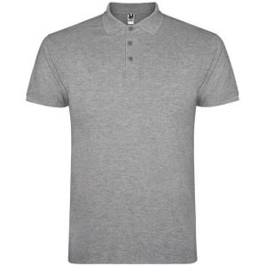 Roly Heren star heather poloshirt