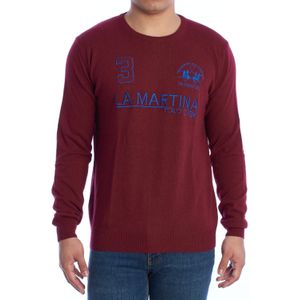 La Martina - XMS300-YV021 - Sweater - Heren - Regular Fit - Ronde Hals