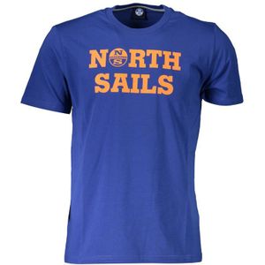 North Sails - Graphic Tee - Blauw - T-shirt - Korte Mouwen - Ronde Hals