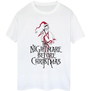 Li-cense Disney dames the nightmare before christmas kerstman katoenen vriendje t-shirt