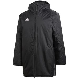 Adidas Core 18 Coach Jacket - Zwart | Maat: XL