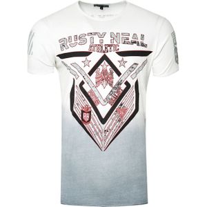Rusty Neal - T-shirt - Normale Pasvorm - Ronde Hals