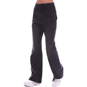 HUGO - Galese Cargo Washed Jeans - Grijs - Dames