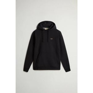 Woolrich Men logo interlock hoodie