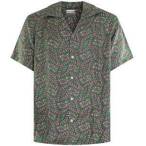 Drole De Monsieur Heren la chemise paisley shirt