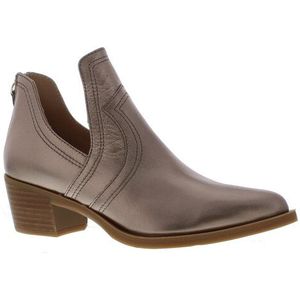 Unisa - Guisel - Enkellaarsjes - Brons Metallic Leer