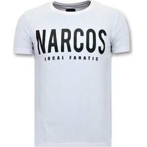 Local Fanatic T-shirt met opdruk narcos pablo escobar