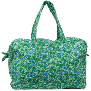 Fabienne Chapot Bgs-431-nlt-ss24 wendy weekender bag green apple/blue dre