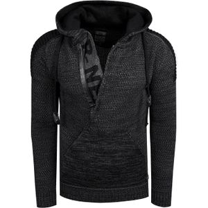 Rusty Neal - Chunky Hoodie - Grof Gebreid - Casual Pasvorm