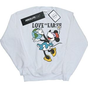 Li-cense Disney dames mickey mouse love the earth sweatshirt