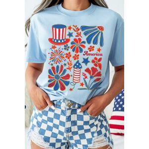 Patriotisch Grafisch T-shirt