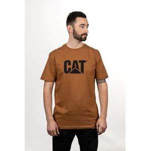 Caterpillar - Trademark Logo - Katoenen T-shirt - Bronze