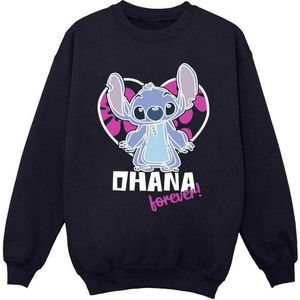 Li-cense Disney heren lilo and stitch ohana forever heart sweatshirt